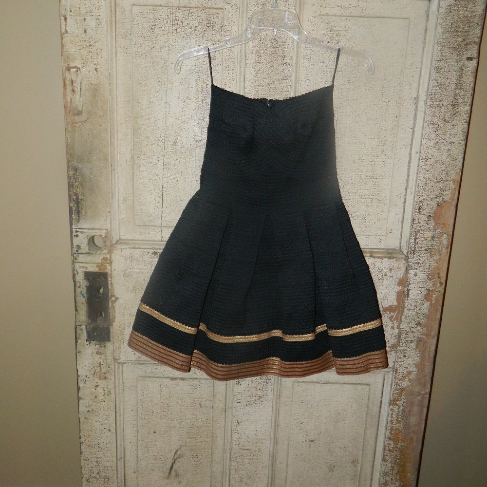 Sis Sis Bandage Full Skirt Strapless Dress Size Small (AA-24)